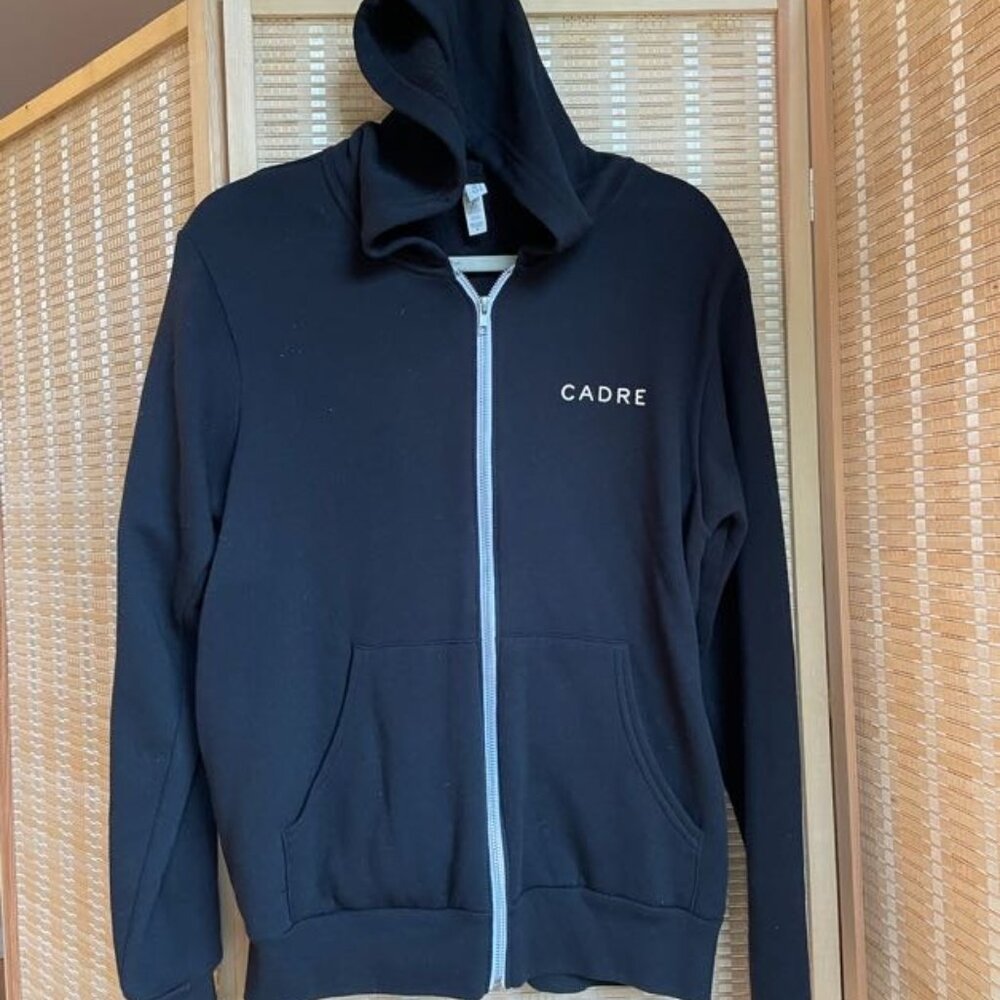 Bella+Canvas Zip-Up Hoodie in Navy